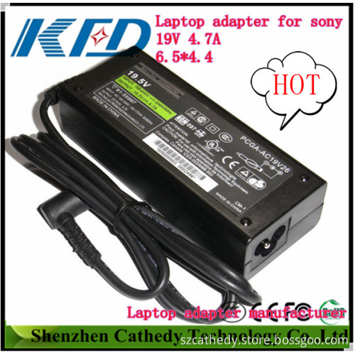 Laptop Adapter for Sony 19.5V 4.7A (VGP-AC19V26) VGP-AC19V28 VGP-AC19V32